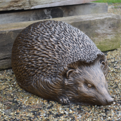 Bronze Garden Hedgehog Sculpture